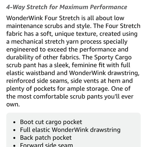 WonderWink women’s scrubs - Picture 9 of 10